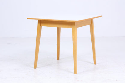 Kleiner Vintage Küchentisch 60er Jahre | Mid Century Esstisch Tisch Retro 70er Holz Resopal