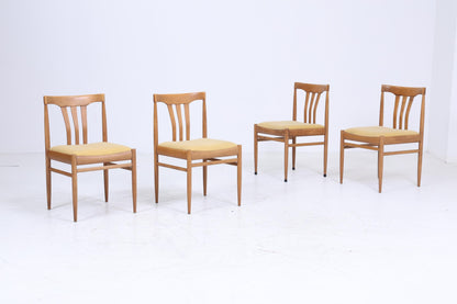 1v4 Vintage Holz Stühle aus den 60ern | Mid Century Küchen Stuhl Esszimmerstühle Vintage Retro