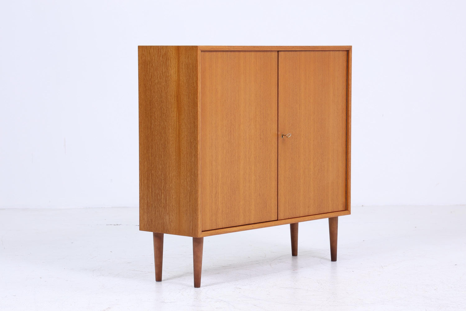 WK Möbel Teak Kommode Vintage | Mid Century Schrank | 60er Jahre Retro Holz Aufbewahrung