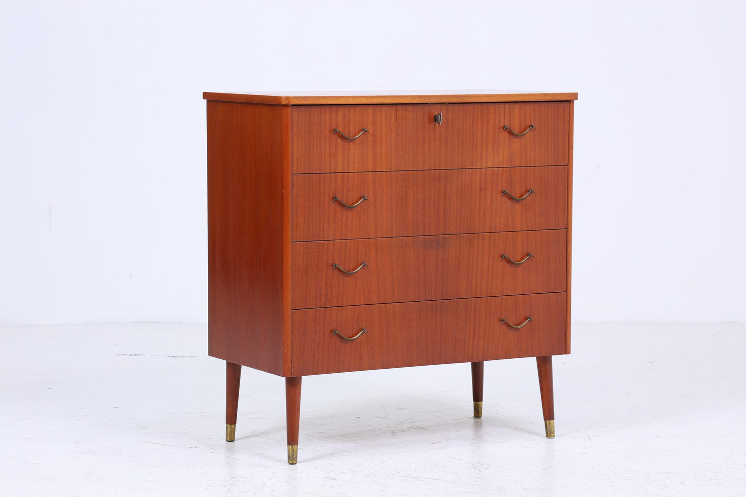 Vintage Schubladen Kommode 60er Jahre | Mid Century Schrank | Retro Holz Aufbewahrung