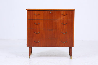 Vintage Schubladen Kommode 60er Jahre | Mid Century Schrank | Retro Holz Aufbewahrung