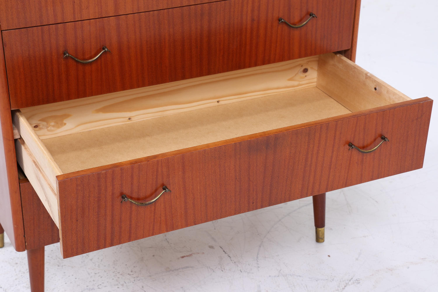 Vintage Schubladen Kommode 60er Jahre | Mid Century Schrank | Retro Holz Aufbewahrung