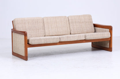 Vintage Teak Sofa von Dyrlund 60er Jahre | Mid Century Couch Stoff Daybed Lounge Retro 70er