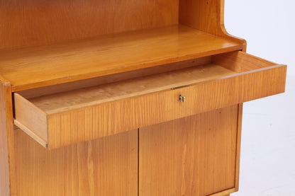 Vintage Regal 60erJahre | Mid Century Bücherregal Schmal | Retro Holz Aufbewahrung 70er Jahre