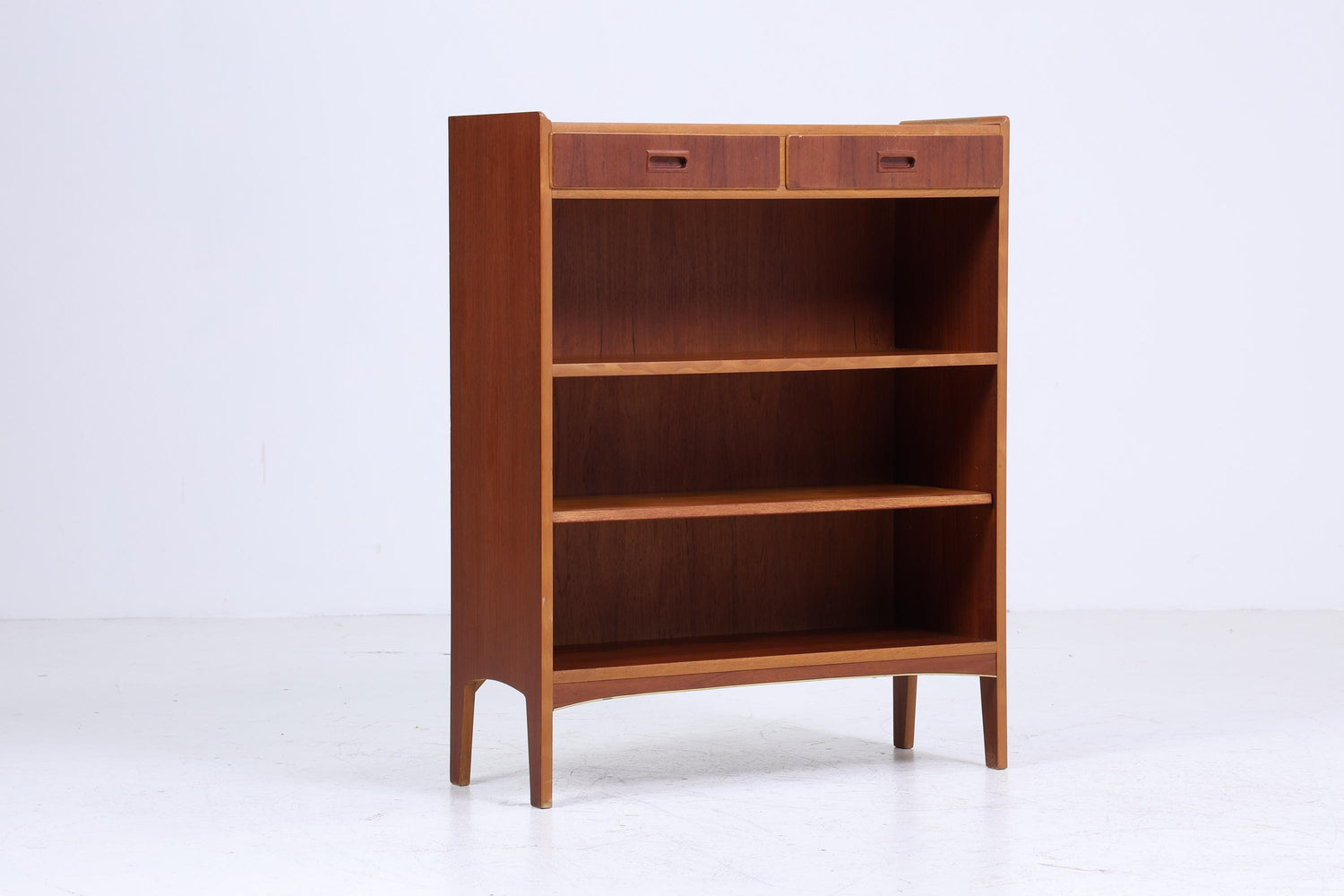 Offene Vintage Kommode 60er Jahre | Mid Century Schrank Vintage Flur Regal Aufbewahrung Retro Holz