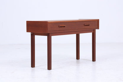 ❌SALE❌ Kleine Mid Century Teak Kommode | Vintage Schubladen Schrank Holz Aufbewahrung 50er 60er Nachttisch Blumentisch