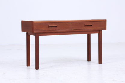❌SALE❌ Kleine Mid Century Teak Kommode | Vintage Schubladen Schrank Holz Aufbewahrung 50er 60er Nachttisch Blumentisch