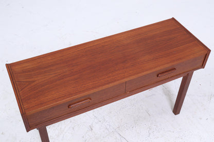 ❌SALE❌ Kleine Mid Century Teak Kommode | Vintage Schubladen Schrank Holz Aufbewahrung 50er 60er Nachttisch Blumentisch