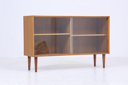 Vintage Glas Kommode 60er Jahre |  Platon Serie by Lothar Wegner -  Mid Century Vitrine Holz Design