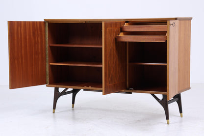 Wunderschönes Vintage Sideboard 60er Jahre | Mid Century AB Tabergsmöbler Highboard mit Intarsien | Retro  Schrank Aufbewahrung