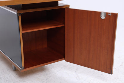 Vintage desk by Hermann Miller for George Nelson | Mid Century work table sideboard free corner retro wood design 60s