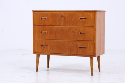Vintage Teak Schubladen Kommode 60er Jahre | Mid Century Schrank | Retro Holz Aufbewahrung