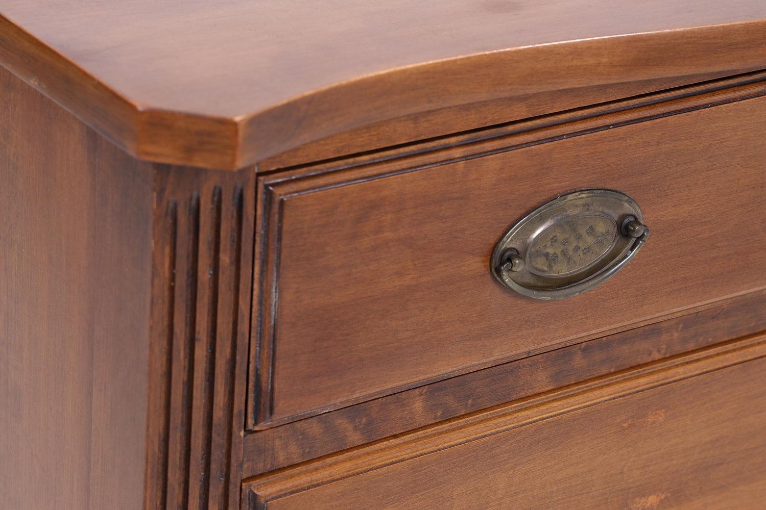 Hohe Vintage Schubladen Kommode | Mid Century Schubladen Schrank | Retro 60er Jahre Holz Aufbewahrung