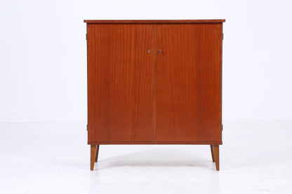 Zeitloser Vintage Schrank 60er Jahre | Mid Century Wäscheschrank Schubladen Fächerschrank Holz Retro Aufbewahrung