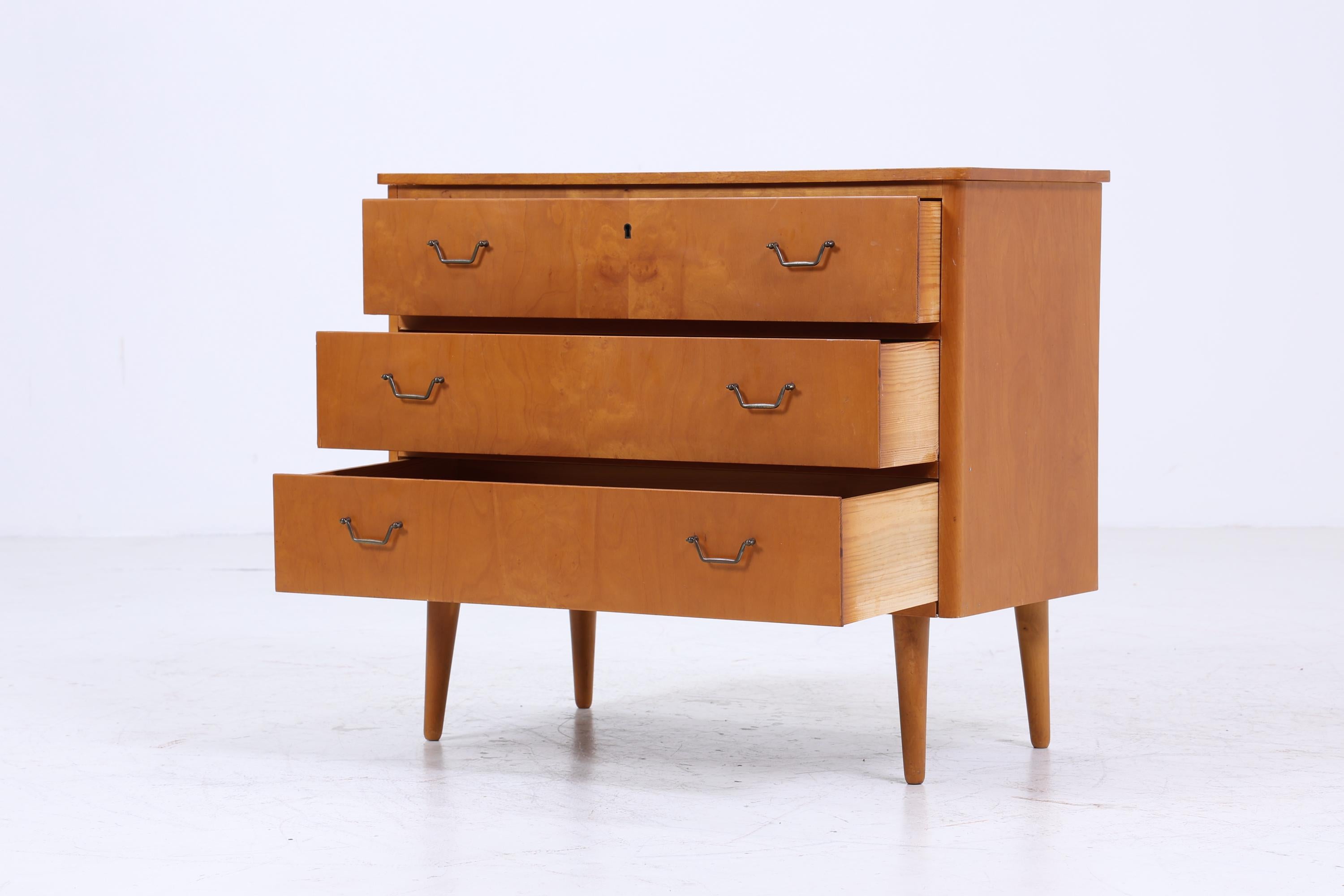 Vintage Schubladen Kommode | Mid Century Schubladen Schrank |  60er 70er Jahre Holz Aufbewahrung