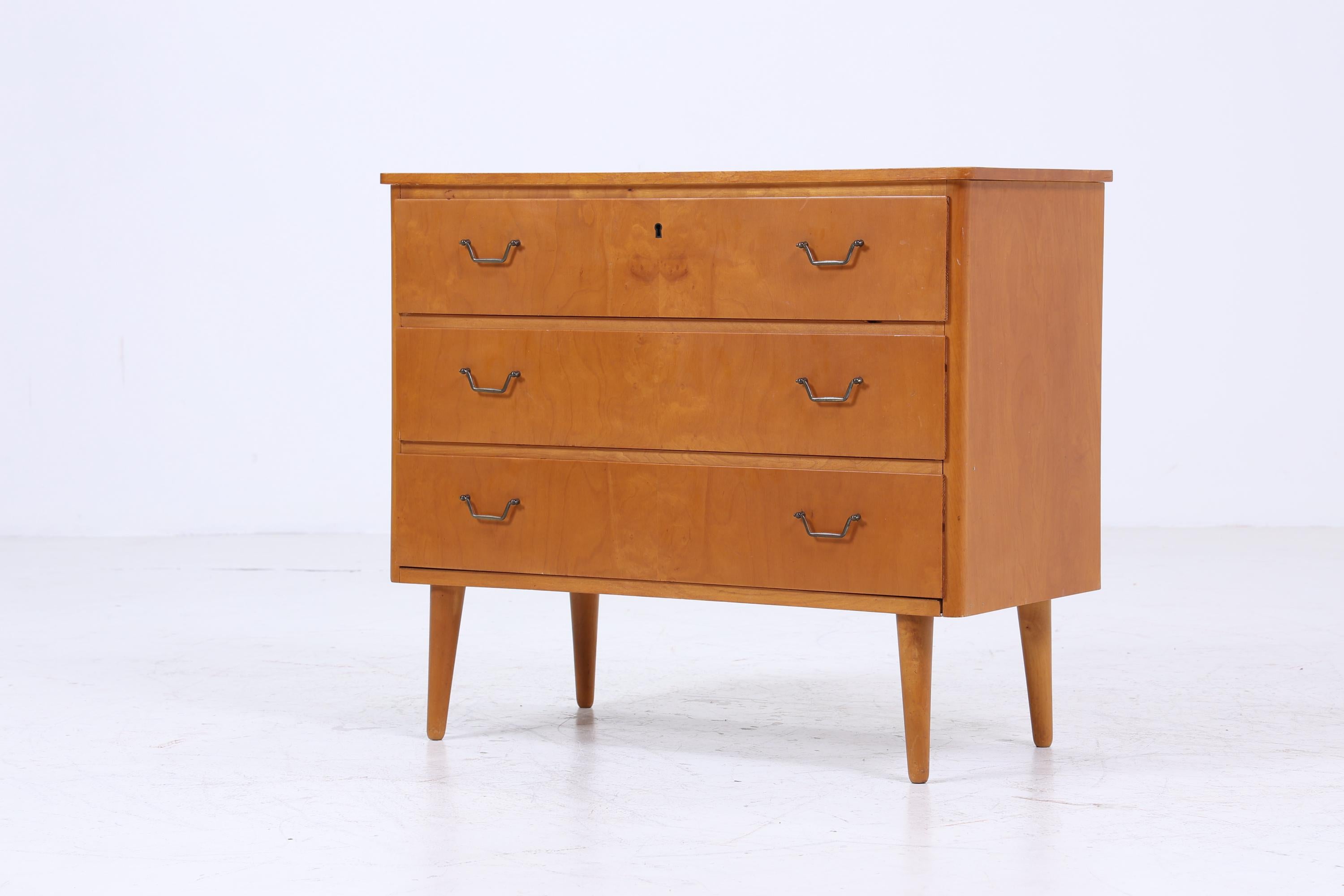 Vintage Schubladen Kommode | Mid Century Schubladen Schrank |  60er 70er Jahre Holz Aufbewahrung