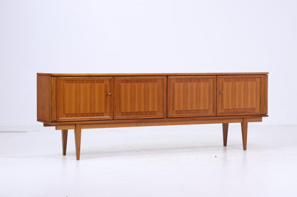 Vintage Sideboard 60er Jahre | Mid Century TV Board mit Schubladen Retro Holz Aufbewahrung