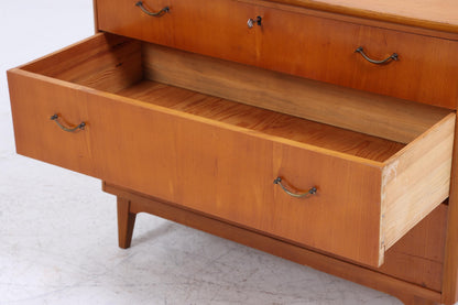 60er Jahre Schubladen Kommode | Mid Century Schubladen Schrank | Vintage Holz Aufbewahrung