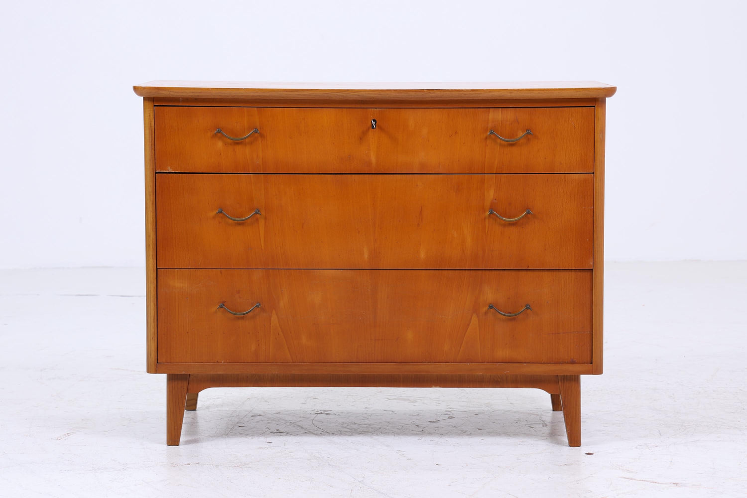 60er Jahre Schubladen Kommode | Mid Century Schubladen Schrank | Vintage Holz Aufbewahrung