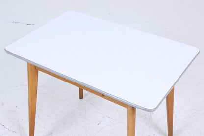 Klassischer Vintage Küchentisch 60er Jahre | Mid Century Esstisch Tisch Retro 70er Holz Resopal Schublade