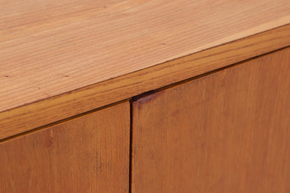Vintage Kommode 60er Jahre | Mid Century Schrank aus Esche | Retro Holz Aufbewahrung