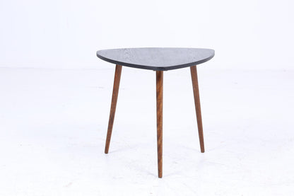 Schwarzer Vintage Beistelltisch | Mid Century Couchtisch | Telefontisch 60er Jahre