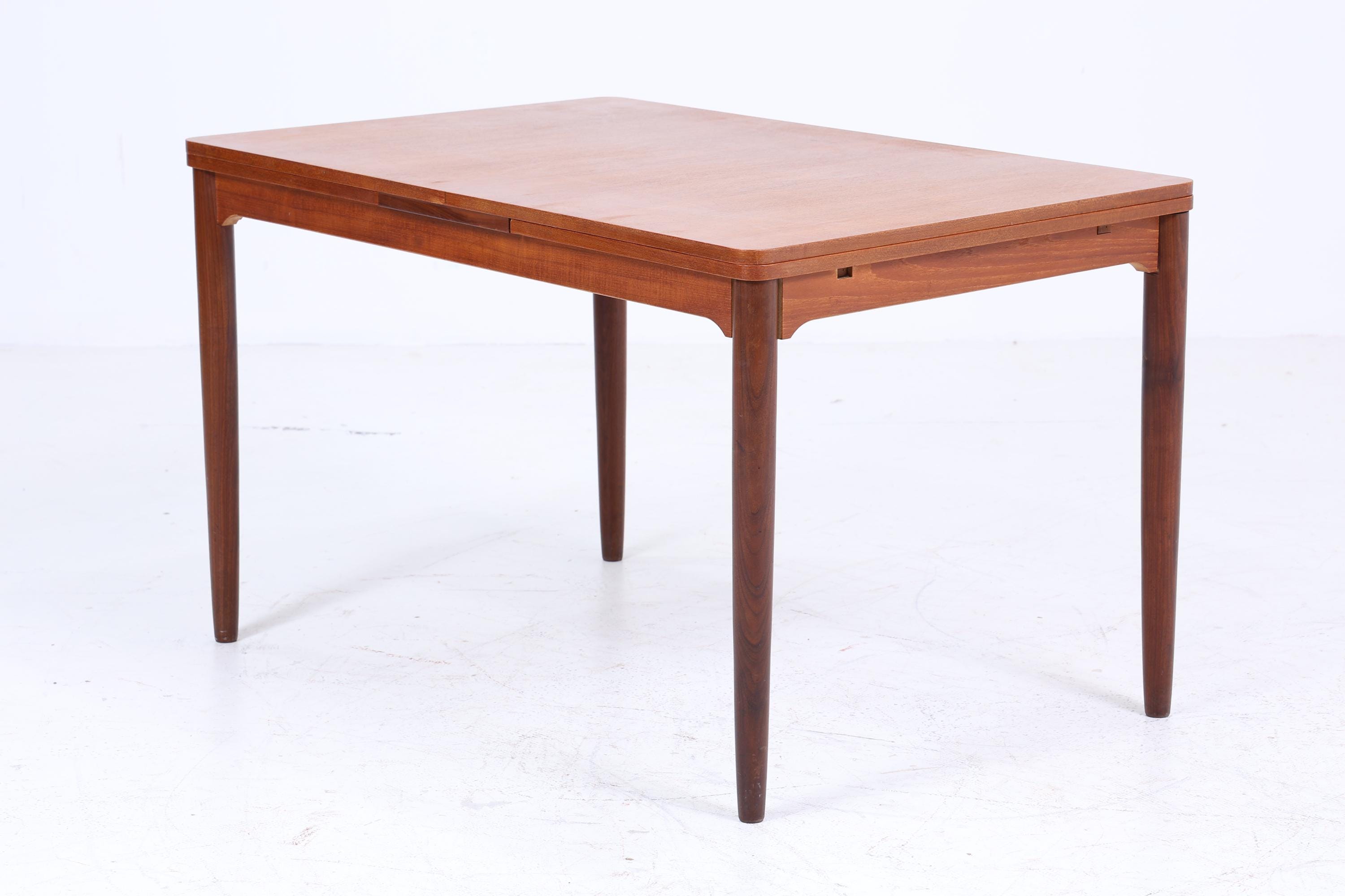 Vintage Küchentisch 60er Jahre | Mid Century Esstisch Tisch Retro 70er Holz Ausziehbar