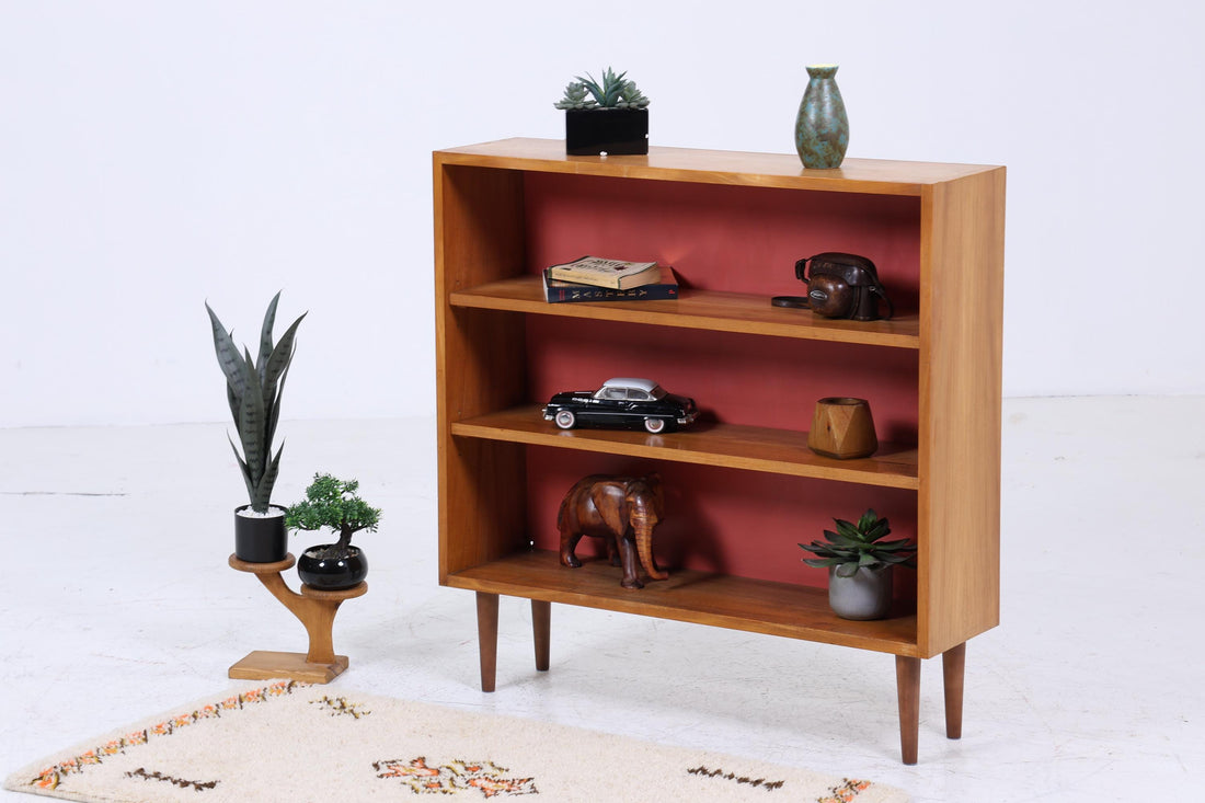 Offenes Vintage Regal 60er | Mid Century Schrank Vintage Flur Aufbewahrung Retro Holz