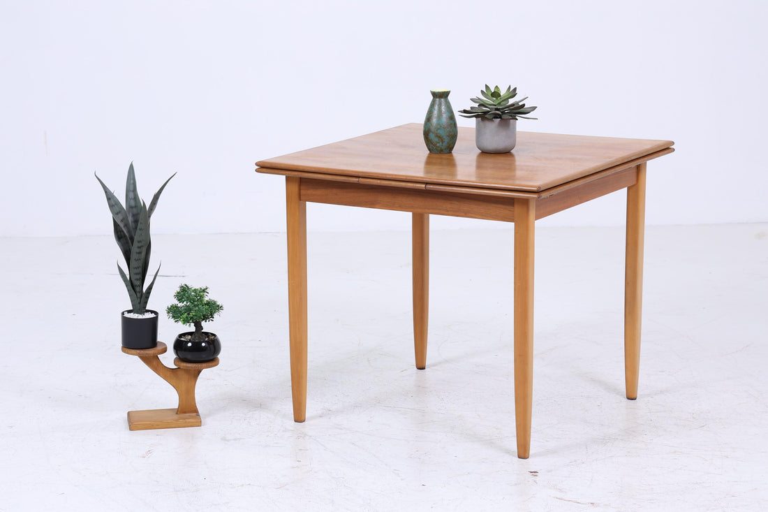 Vintage Küchentisch 60er Jahre | Mid Century Esstisch Tisch Retro 70er Holz Ausziehbar