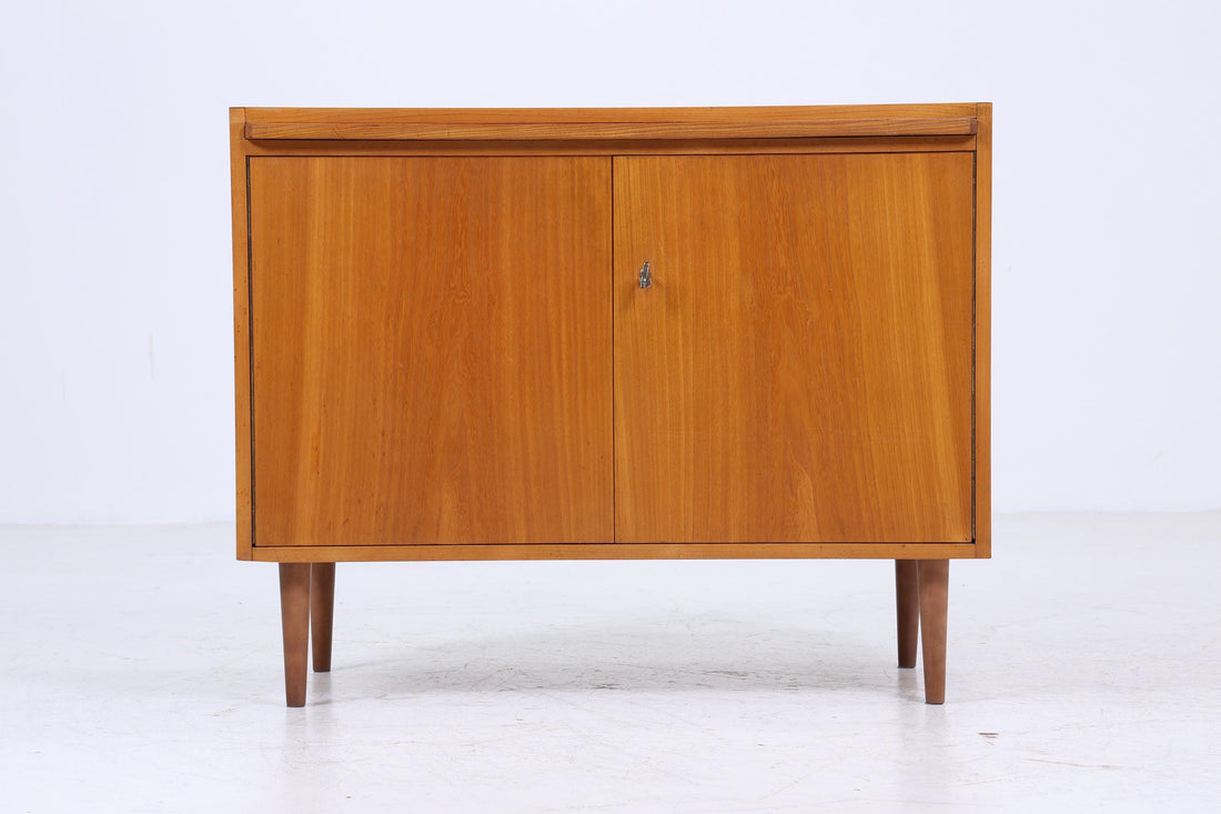 Vintage Hellerau Kommode 605 60er Jahre | Mid Century Schrank Retro Holz Aufbewahrung