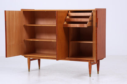 Wunderschönes Vintage Highboard 60er Jahre | Mid Century Sideboard Schubladen Schrank Holz Aufbewahrung
