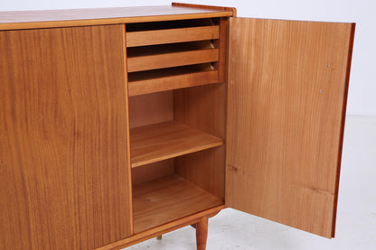 Wunderschönes Vintage Highboard 60er Jahre | Mid Century Sideboard Schubladen Schrank Holz Aufbewahrung