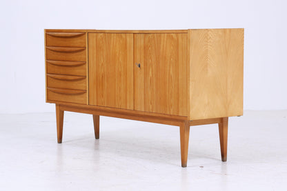 Hellerau 602  / K Sideboard 60er Jahre | Mid Century Schubladen Anrichte Senesche Schrank Helle Eiche Franz Ehrlich Design Retro 70er