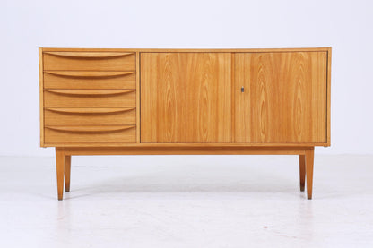 Hellerau 602  / K Sideboard 60er Jahre | Mid Century Schubladen Anrichte Senesche Schrank Helle Eiche Franz Ehrlich Design Retro 70er