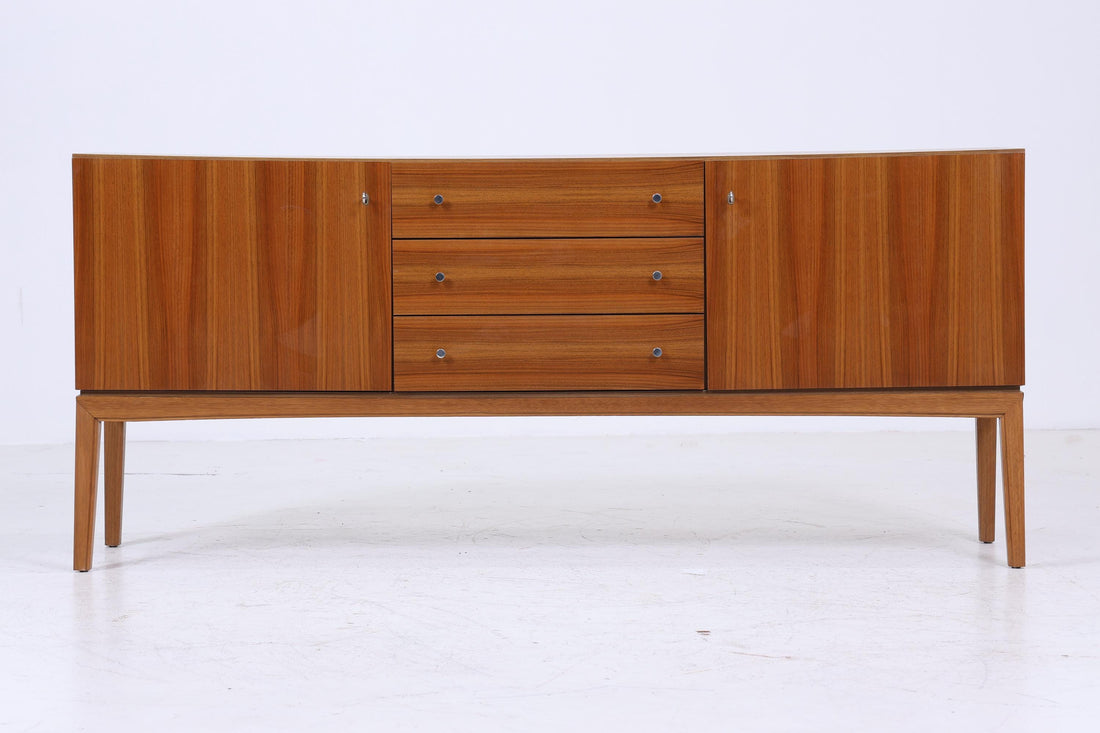 Vintage Sideboard von OTT aus den 60ern | Mid Century TV Board mit Schubladen &amp; Fächern Lowboard Retro Holz Aufbewahrung