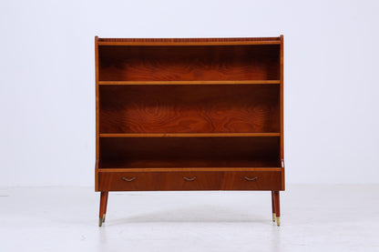 Vintage Regal 60er Jahre | Mid Century kleines Schubladen Bücherregal Sekretär Retro Holz Aufbewahrung