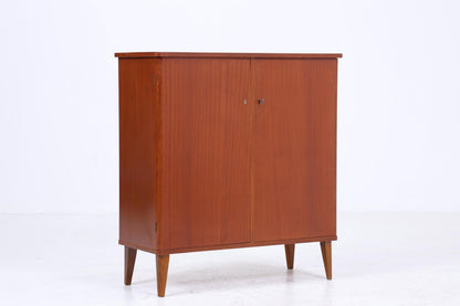 Zeitloser Vintage Schrank 60er Jahre | Mid Century Wäscheschrank Schubladen Fächerschrank Holz Retro Aufbewahrung