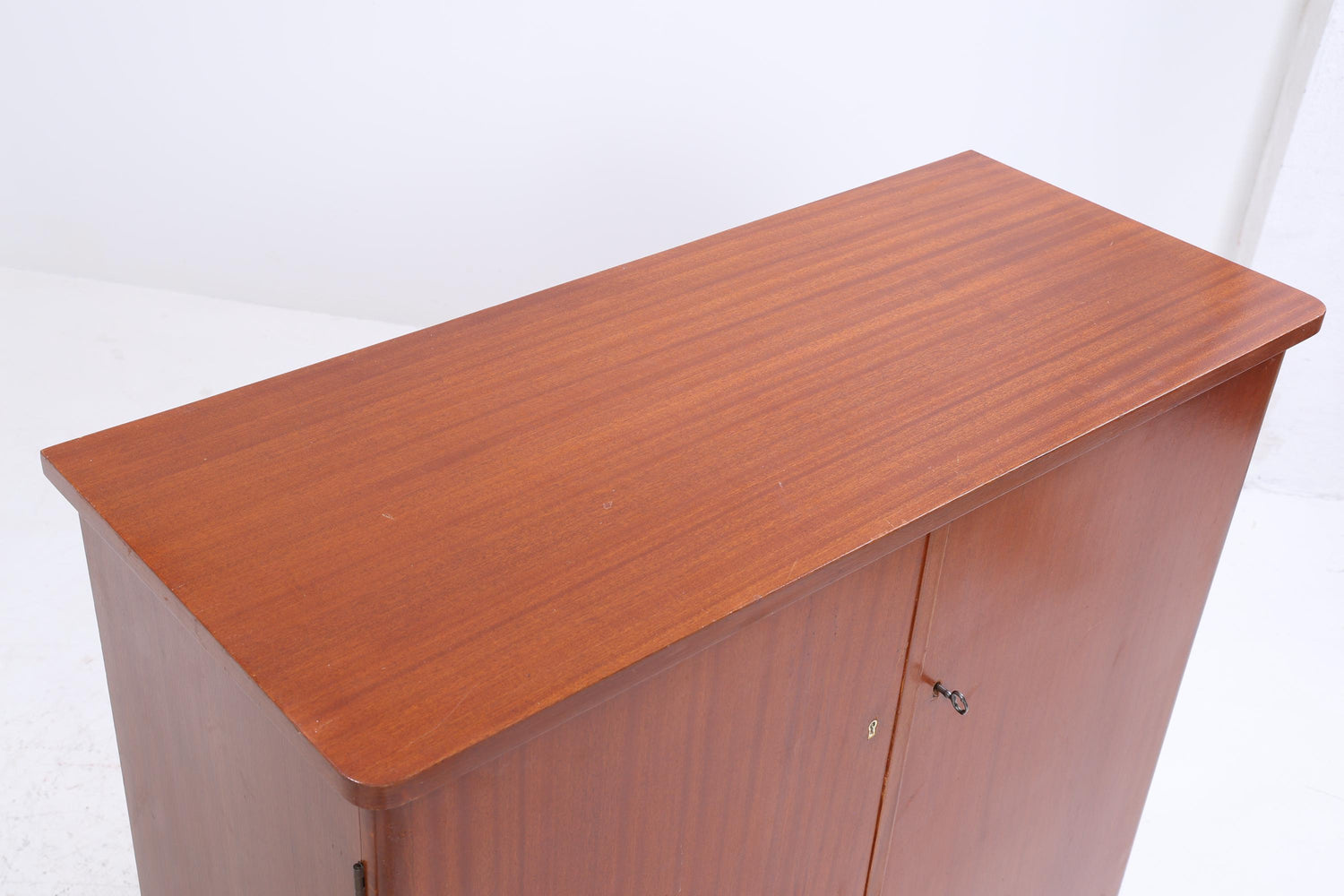 Zeitloser Vintage Schrank 60er Jahre | Mid Century Wäscheschrank Schubladen Fächerschrank Holz Retro Aufbewahrung