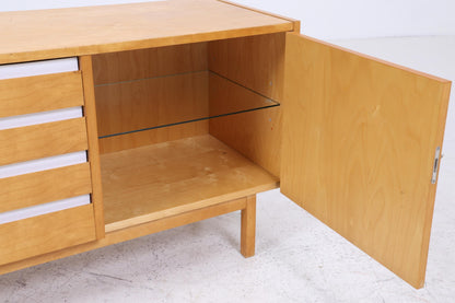 ❌SALE❌ Vintage Hellerau 794/9-16 Kommode aus Birkenholz | Mid Century Schubladen Schrank | Holz Aufbewahrung