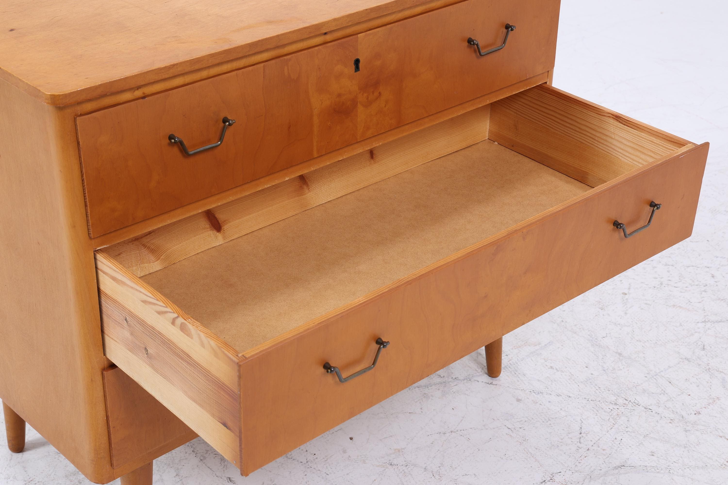 Vintage Schubladen Kommode | Mid Century Schubladen Schrank |  60er 70er Jahre Holz Aufbewahrung