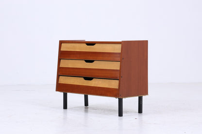 Vintage Schuhkommode aus den 60er Jahren | Mid Century Schrank Kommode Retro Schuhschrank Flur Holz Aufbewahrung