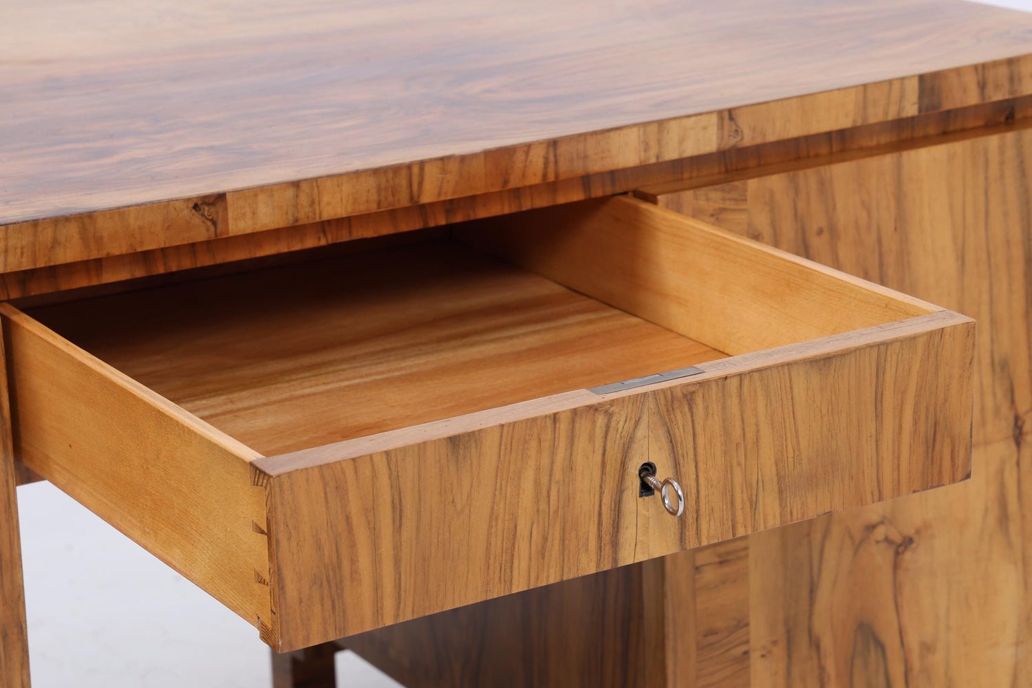 ❌SALE❌ Art Déco Schreibtisch 1920er Original | Antiker Nussbaum Bürotisch | Vintage Executive Desk aus Holz | Mid Century Office Furniture