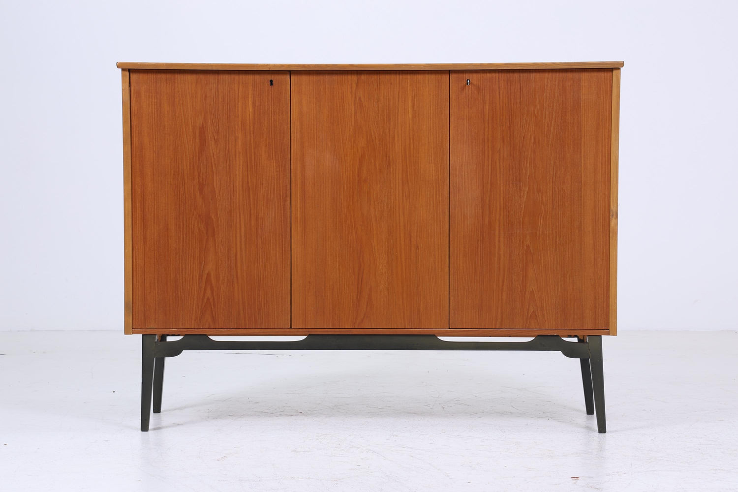 Vintage Highboard 60er Jahre | Mid Century Sideboard Schubladen Schrank Holz Aufbewahrung