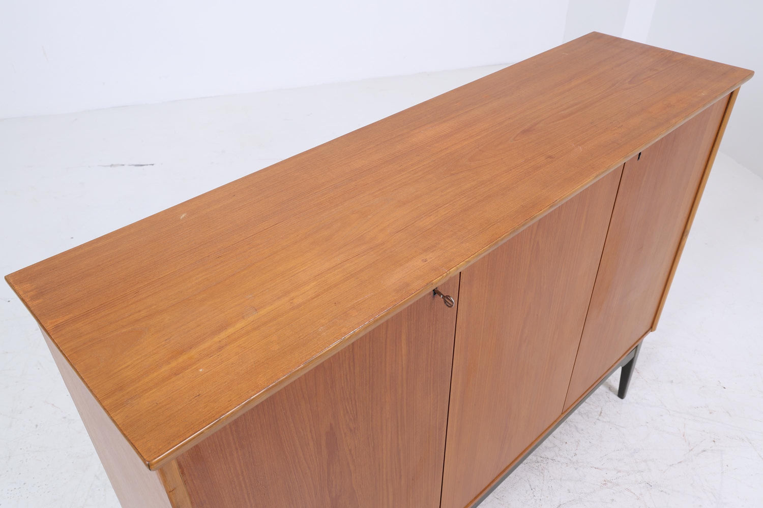 Vintage Highboard 60er Jahre | Mid Century Sideboard Schubladen Schrank Holz Aufbewahrung