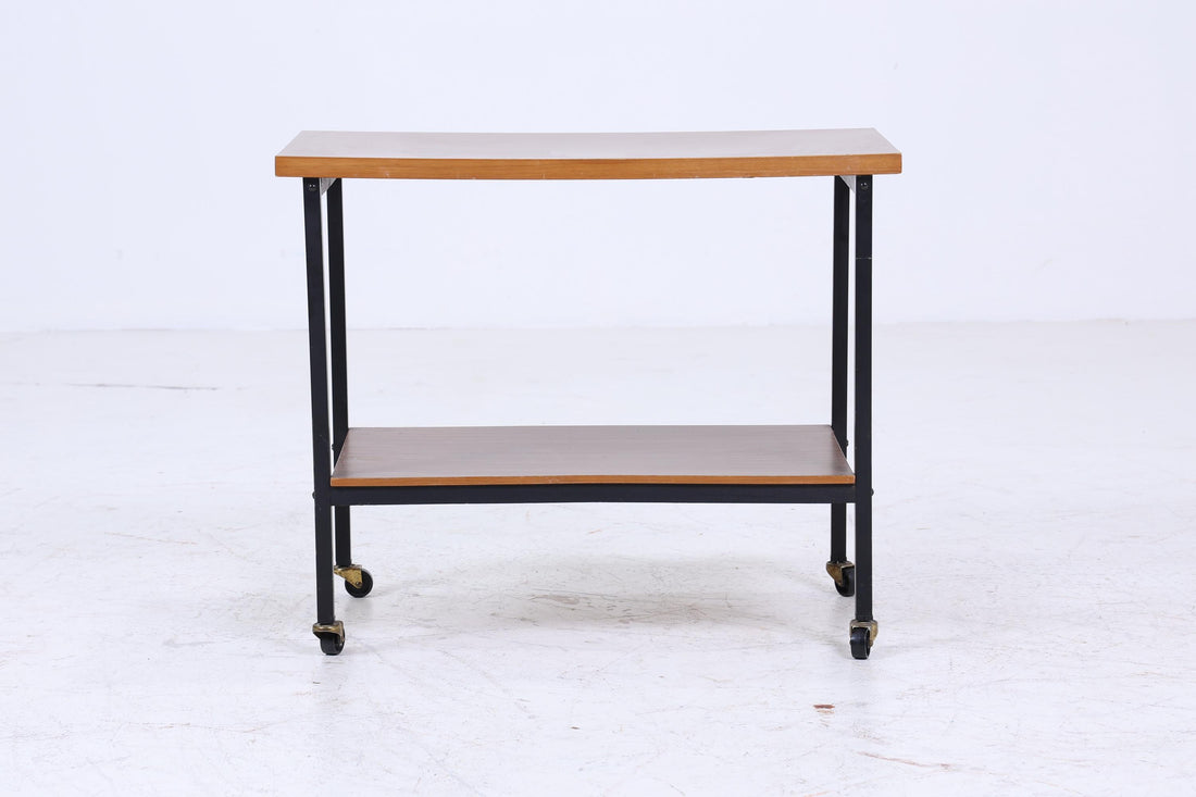 Vintage Servierwagen aus den 60ern | Mid Century Tisch Telefontisch Beistelltisch Retro