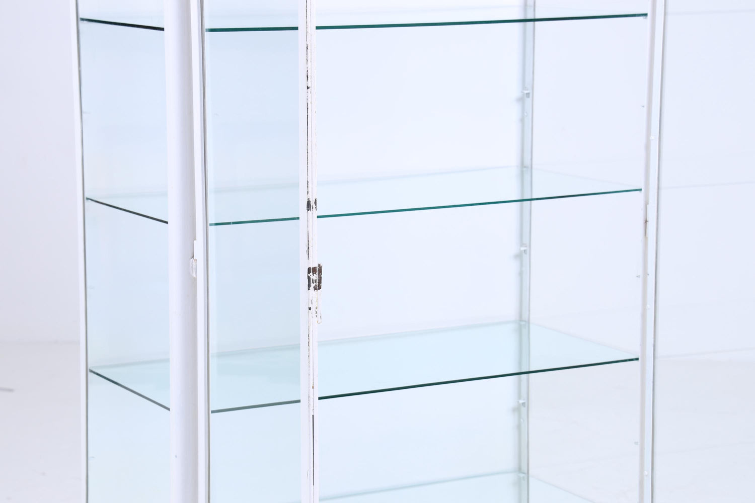 Großer Vintage Medizinschrank 40er Jahre | Mid Century Glas Schrank | Vitrine  Aufbewahrung