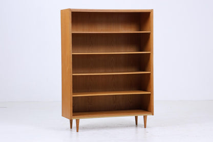Vintage Hellerau Bücherregal 414/K | Mid Century Schrank aus Eiche | Retro Regal Holz Aufbewahrung