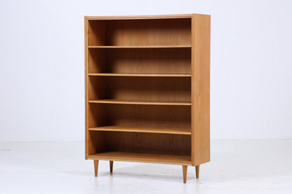 Vintage Hellerau Bücherregal 414/K | Mid Century Schrank aus Eiche | Retro Regal Holz Aufbewahrung