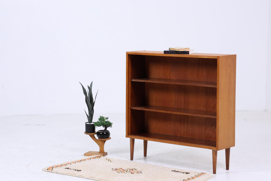 Offene Vintage Hellerau Kommode aus Esche | Mid Century Schrank Vintage Flur Aufbewahrung Retro Holz 60er 70er Jahre