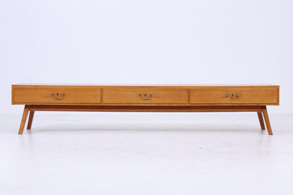 Vintage Lowboard 60er Jahre | Mid Century Sideboard mit Schubladen Retro Holz Aufbewahrung